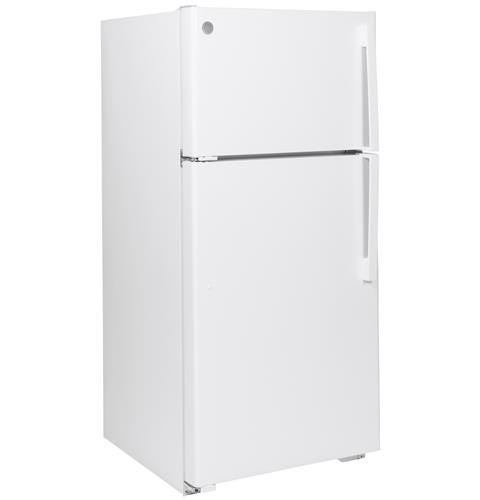 GE ENERGY STAR 15.6 Cu. Ft. Top-Freezer Refrigerator GTE16DTNLWW