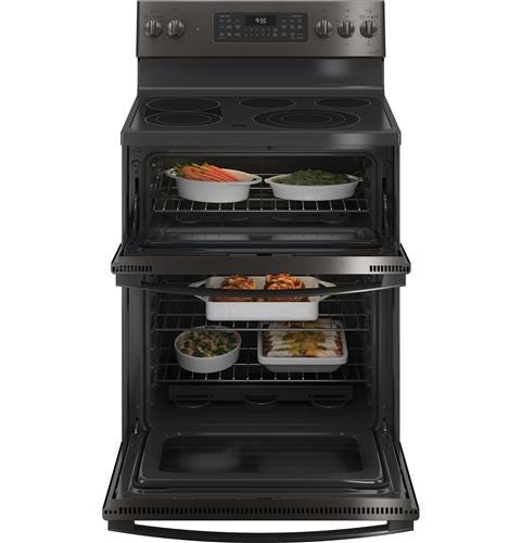 GE Profile 30" Smart Free-Standing Electric Double Oven Convection Range with No Preheat Air Fry PB965BPTS