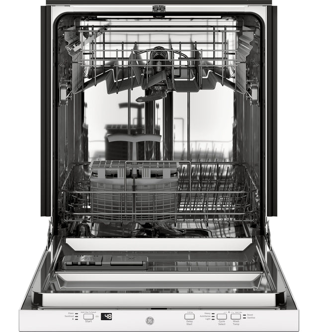 GE ADA Compliant Stainless Steel Interior Dishwasher with Sanitize Cycle GDT226SGLWW