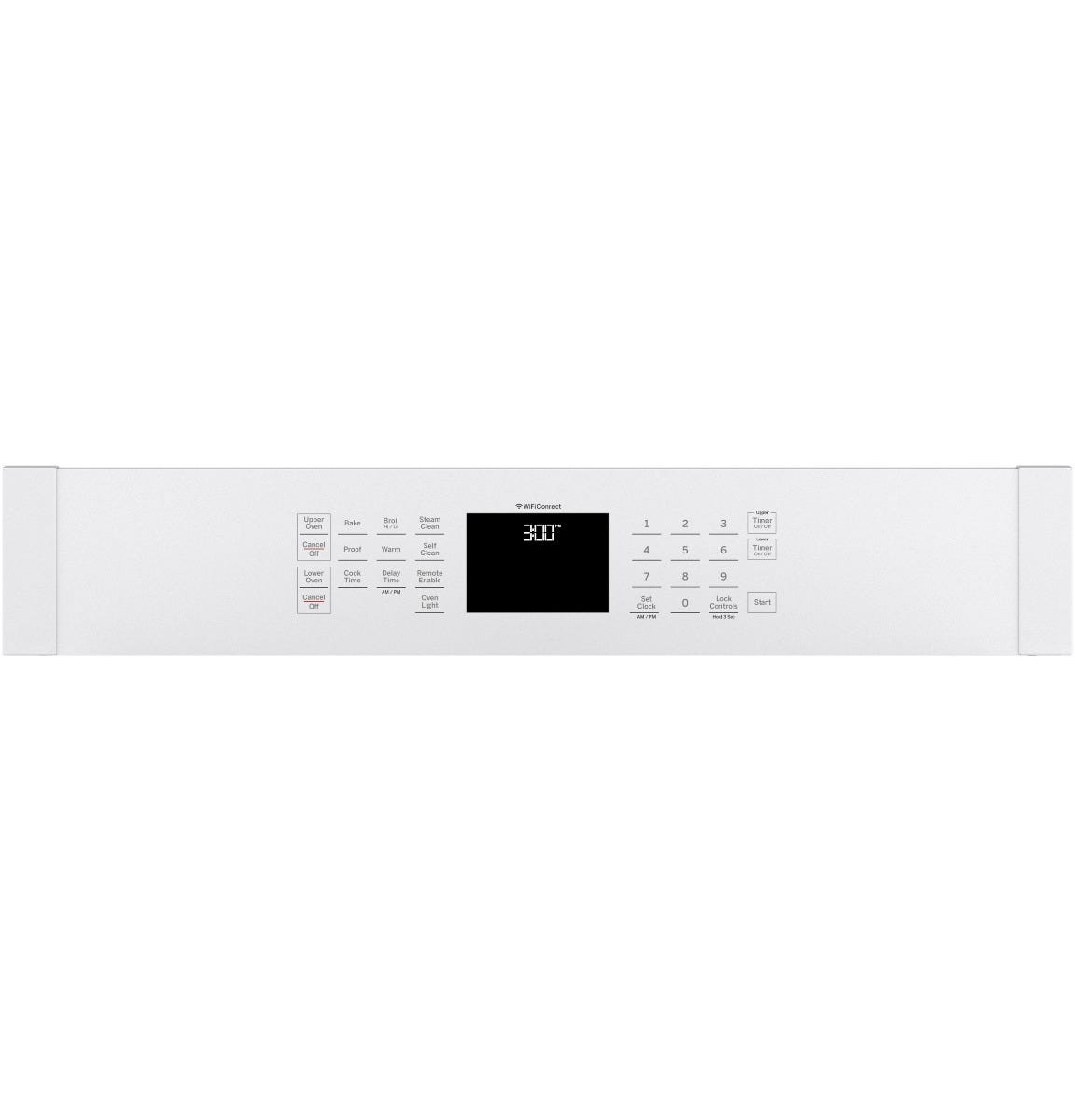 GE® 30" Smart Built-In Self-Clean Double Wall Oven with Never-Scrub Racks JTD3000DNWW