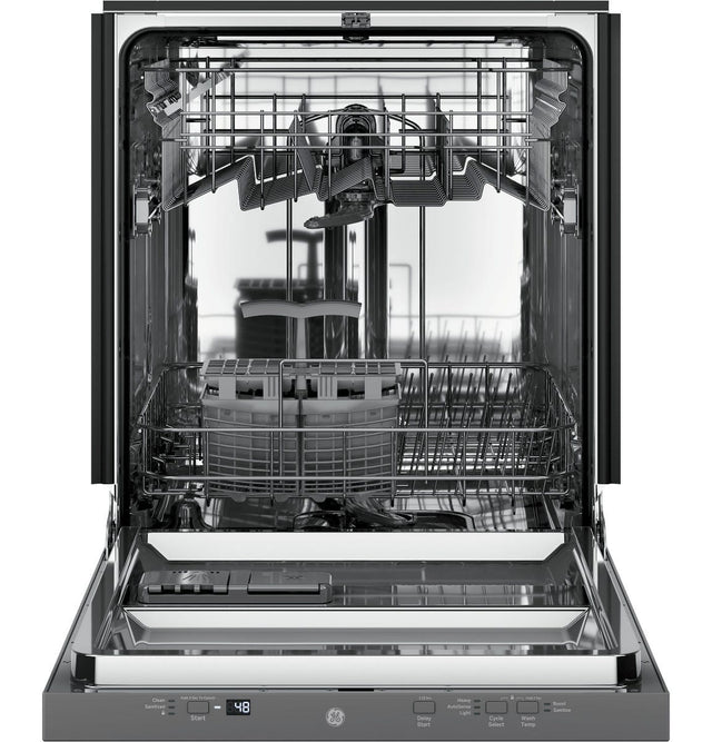 GE ADA COMPLIANT STAINLESS STEEL INTERIOR DISHWASHER WITH SANITIZE CYCLE GDT226SILII