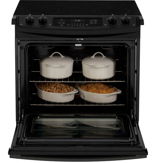 GE 30" DROP-IN ELECTRIC RANGE JD630DTBB-Black