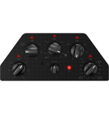 GE 36" Built-In Knob Control Electric Cooktop JEP5036DTBB-Black