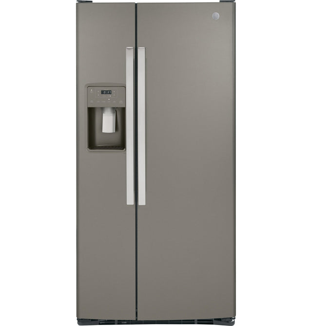 GE 23.0 Cu. Ft. Side-By-Side Refrigerator GSS23GMPES-Slate