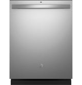 GE TOP CONTROL WITH PLASTIC INTERIOR DISHWASHER WITH SANITIZE CYCLE DRY BOOST GDT535PSRSS-Stainless Steel