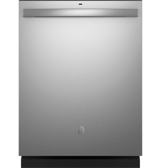 GE TOP CONTROL WITH PLASTIC INTERIOR DISHWASHER WITH SANITIZE CYCLE DRY BOOST GDT535PSRSS-Stainless Steel