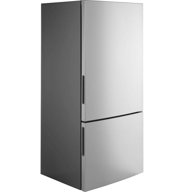 GE ENERGY STAR 17.7 Cu. Ft. Counter-Depth Bottom-Freezer Refrigerator GBE17HYRFS