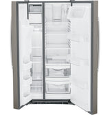 GE 23.0 Cu. Ft. Side-By-Side Refrigerator GSS23GMPES-Slate