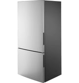 GE ENERGY STAR 17.7 Cu. Ft. Counter-Depth Bottom-Freezer Refrigerator GBE17HYRFS