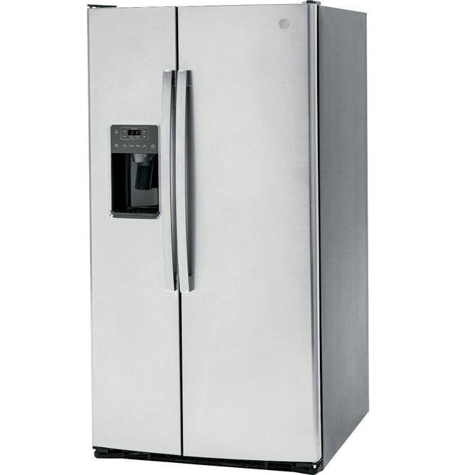 GE ENERGY STAR 25.4 Cu. Ft. Side-By-Side Refrigerator GSE25GYPFS