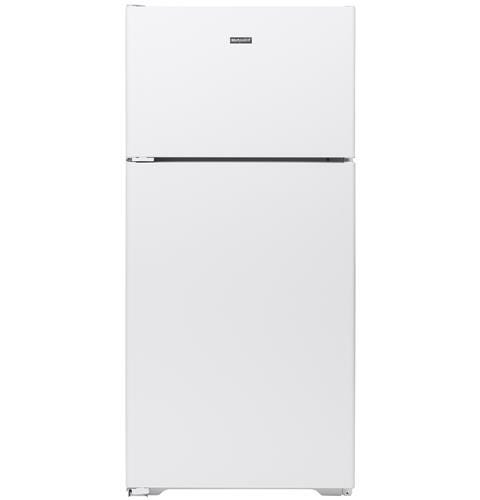 Hotpoint 15.6 Cu. Ft. Recessed Handle Top-Freezer Refrigerator HPS16BTNLWW