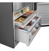 GE ENERGY STAR 17.7 Cu. Ft. Counter-Depth Bottom-Freezer Refrigerator GBE17HYRFS