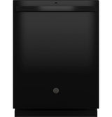 GE TOP CONTROL WITH PLASTIC INTERIOR DISHWASHER WITH SANITIZE CYCLE DRY BOOST GDT550PGRBB-Black