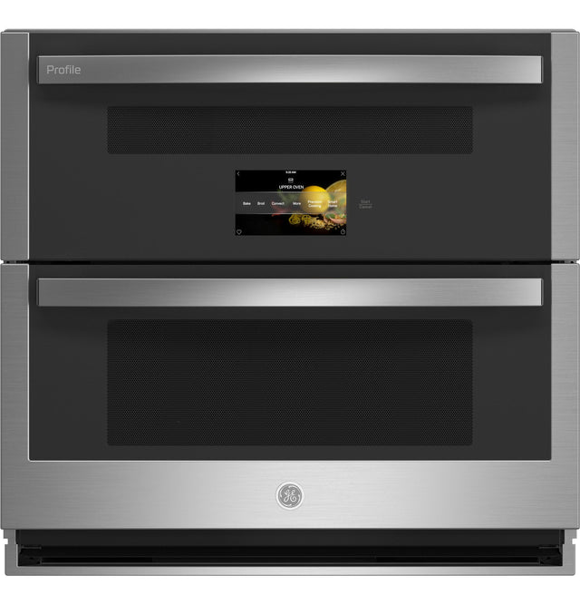 GE Profile Series 30" Built-In Single Electric Convection Wall Oven - Stainless Steel PTS9200SNSS