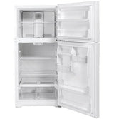 GE ENERGY STAR 19.1 Cu. Ft. Top-Freezer Refrigerator GTE19DTNRWW