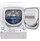 GE Unitized Spacemaker 2.3 DOE cu. ft. Stainless Steel Washer and 4.4 cu. ft. Electric Dryer GUD24ESSMWW