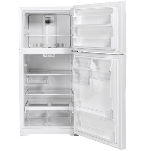 GE ENERGY STAR 19.1 Cu. Ft. Top-Freezer Refrigerator GTE19JTNRWW