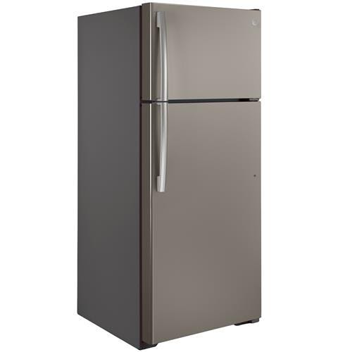 GE ENERGY STAR 17.5 Cu. Ft. Top-Freezer Refrigerator GTE18GMNRES