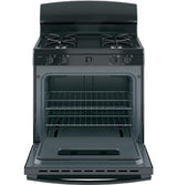 GE 30" Free-Standing Front Control Gas Range JGBS10DEMBB