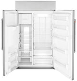 Café 48" Smart Built-In Side-by-Side Refrigerator with Dispenser CSB48YP2NS1