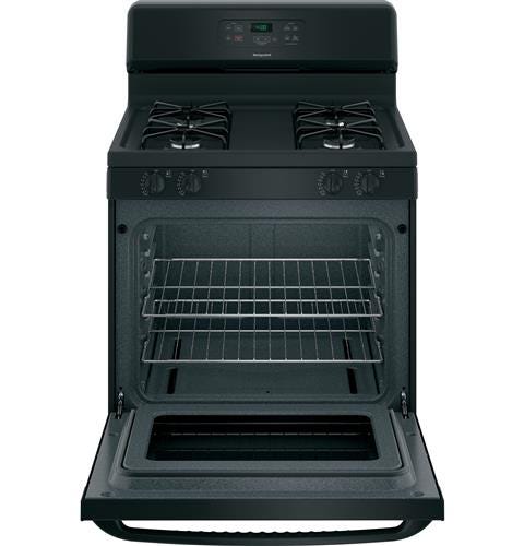 Hotpoint® 30" Free-Standing Standard Clean Gas Range RGBS400DMBB