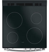 GE® 24" Free-Standing/Slide-in Front Control Range with Steam Clean and Large Window JAS640RMSS