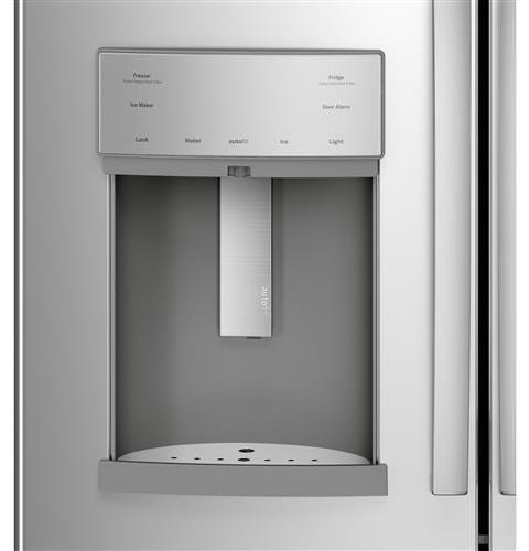 GE Profile Series ENERGY STAR 27.7 Cu. Ft. Fingerprint Resistant French-Door Refrigerator with Hands-Free AutoFill PFE28KYNFS