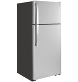 GE ENERGY STAR 16.6 Cu. Ft. Top-Freezer Refrigerator GTE17GSNRSS