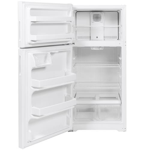 Hotpoint 15.6 Cu. Ft. Recessed Handle Top-Freezer Refrigerator HPS16BTNLWW