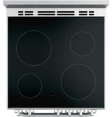 Haier 24" 2.9 Cu. Ft. Electric Free-Standing Range with Convection and Modular Backguard QAS740RMSS