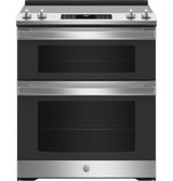 GE 30" Slide-In Electric Convection Double Oven Range JSS86SPSS