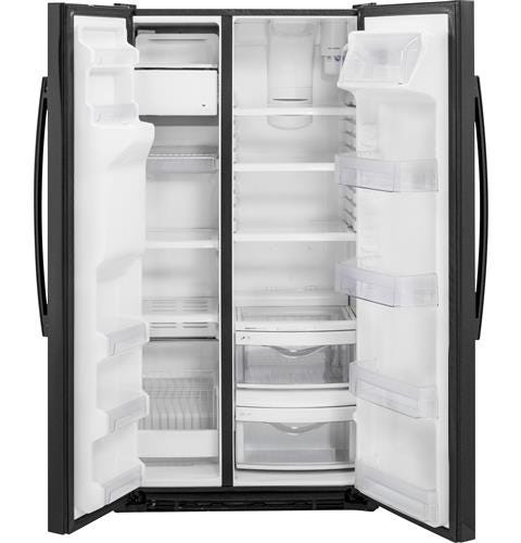 GE 21.9 Cu. Ft. Counter-Depth Side-By-Side Refrigerator GZS22DGJBB