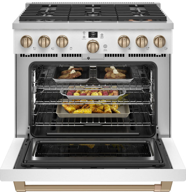 Café 36" Smart All-Gas Professional Range with 6 Burners (Natural Gas) CGY366P4TW2