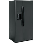 GE 23.0 Cu. Ft. Side-By-Side Refrigerator GSS23GGPBB-Black