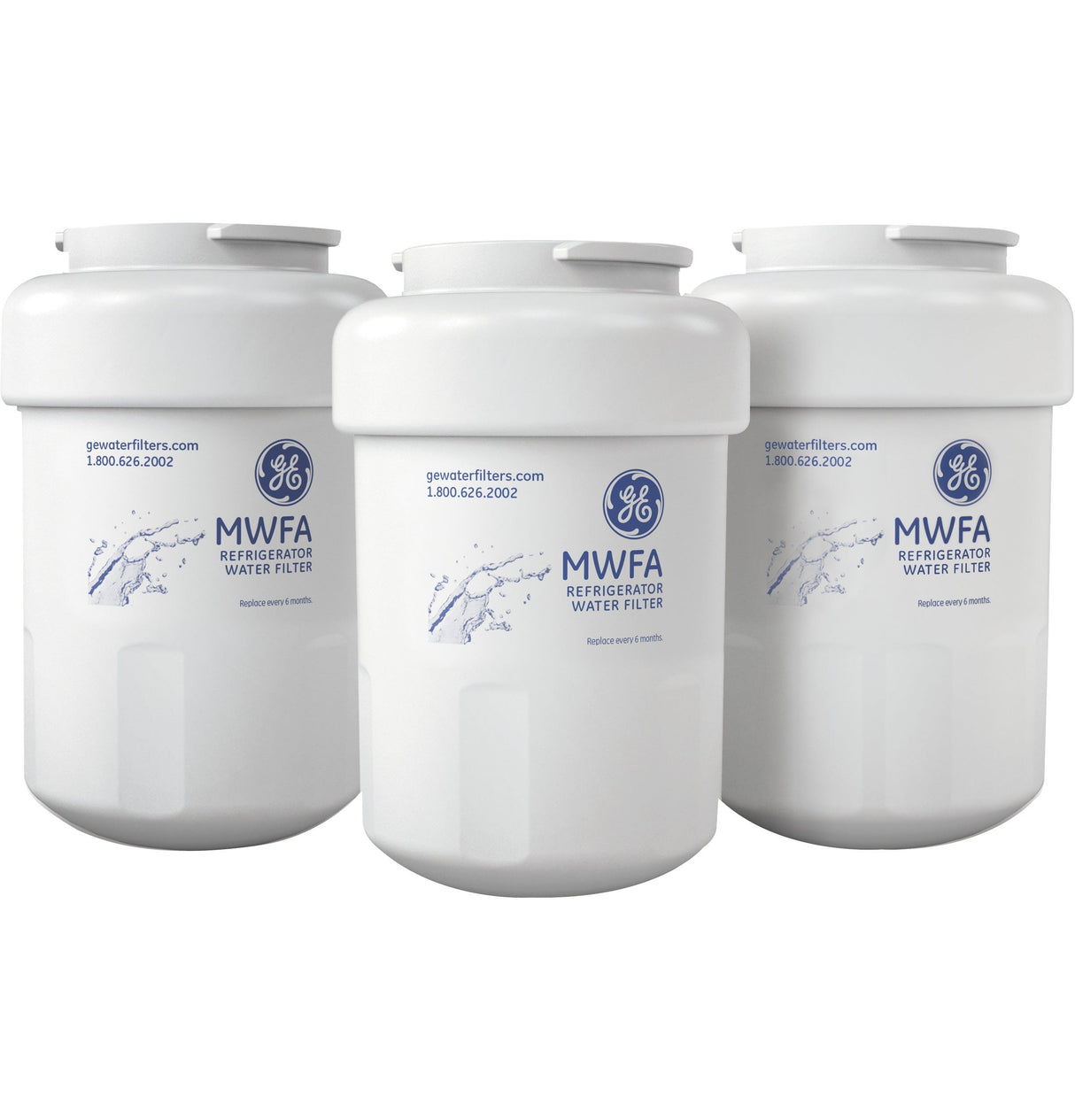 GE® Refrigerator Water Filter 3 Pack MWFA3PK