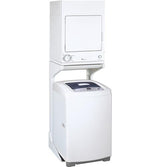 GE Spacemaker 120V 3.6 Cu. Ft. Capacity Stationary Electric Dryer DSKS333ECWW