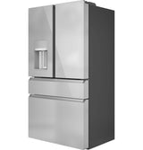 Café ENERGY STAR 22.3 Cu. Ft. Smart Counter-Depth 4-Door French-Door Refrigerator in Platinum Glass CXE22DM5PS5