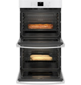 GE 30" SMART BUILT-IN SELF-CLEAN DOUBLE WALL OVEN WITH NEVER-SCRUB RACKS JTD3000DNWW