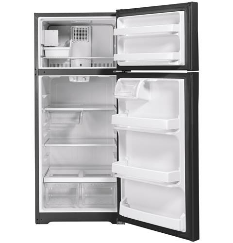 GE ENERGY STAR 17.5 Cu. Ft. Top-Freezer Refrigerator GIE18GTNRBB