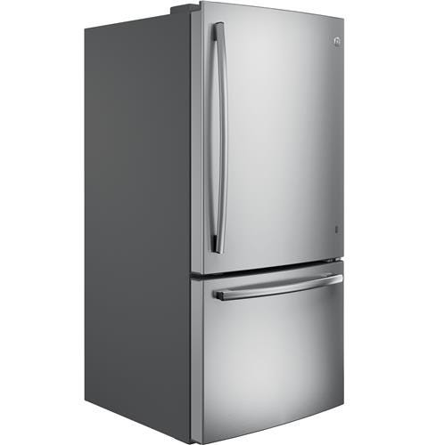 GE Series ENERGY STAR 24.9 Cu. Ft. Bottom-Freezer Drawer Refrigerator GDE25EYKFS