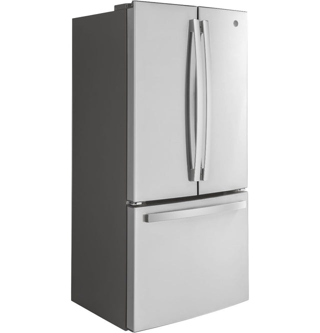 GE ENERGY STAR 18.6 Cu. Ft. Counter-Depth French-Door Refrigerator GWE19JYLFS