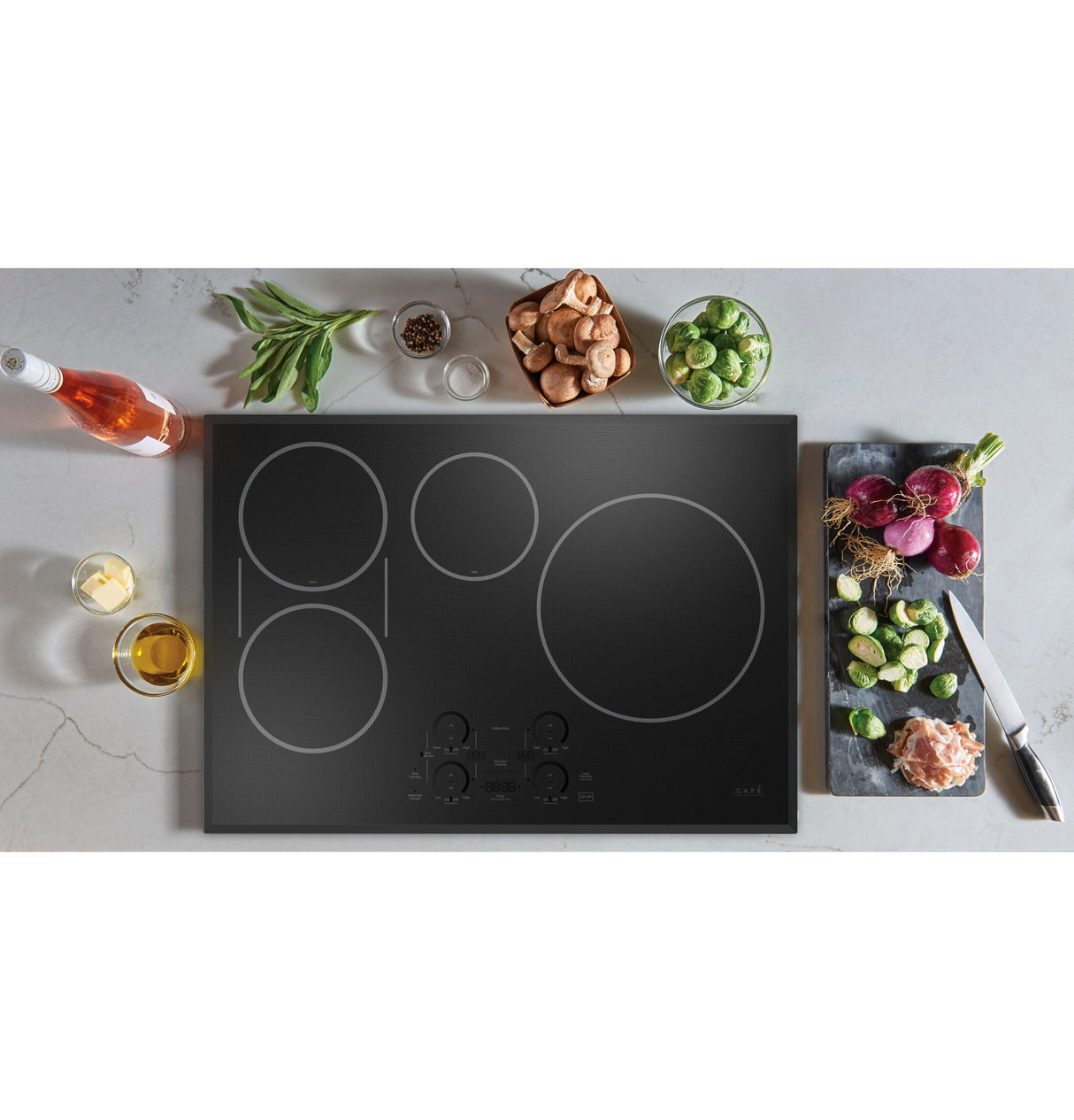 Café Series 30" Built-In Touch Control Induction Cooktop CHP90301TBB
