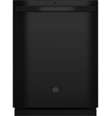 GE TOP CONTROL WITH PLASTIC INTERIOR DISHWASHER WITH SANITIZE CYCLE DRY BOOST GDT535PGRBB-Black