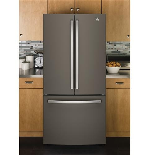 GE ENERGY STAR 18.6 Cu. Ft. Counter-Depth French-Door Refrigerator GWE19JMLES