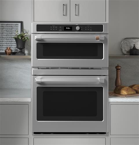 Café 30 in. Combination Double Wall Oven with Convection and Advantium Technology CTC912P2NS1