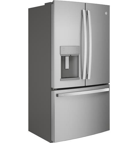 GE Profile Series ENERGY STAR 27.7 Cu. Ft. Fingerprint Resistant French-Door Refrigerator with Hands-Free AutoFill PFE28KYNFS