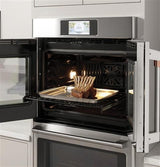 Cafe Professional Series 30" Smart Built-In Convection French-Door Single Wall Oven CTS90FP4NW2