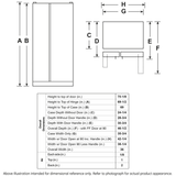 GE PROFILE SERIES 21.9 CU. FT. COUNTER-DEPTH SIDE-BY-SIDE REFRIGERATOR PZS22MYKFS