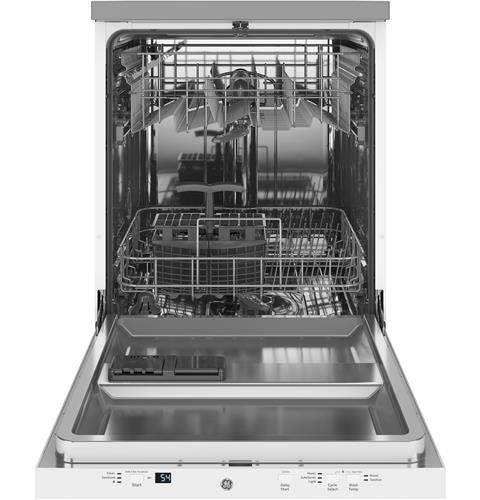 GE 24" Stainless Steel Interior Portable Dishwasher with Sanitize Cycle GPT225SGLWW