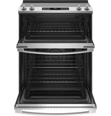 GE 30" Slide-In Electric Convection Double Oven Range JSS86SPSS